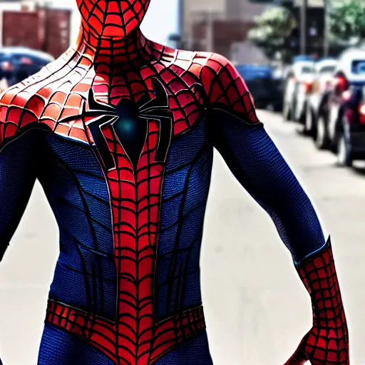 Prompt: Dustin Henderson as Spiderman