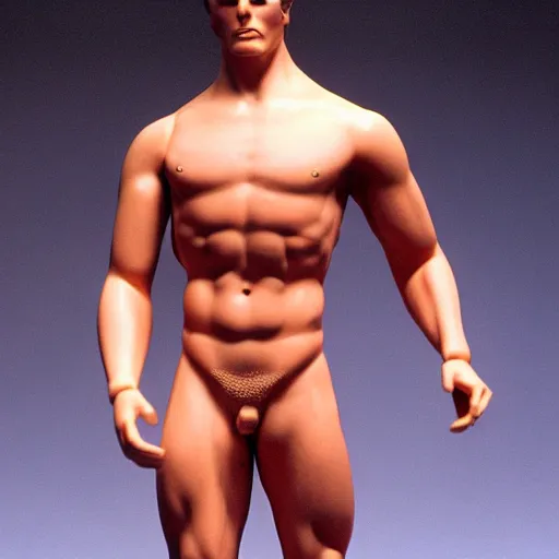 Image similar to greek statue of Ken doll in American Psycho (1999)