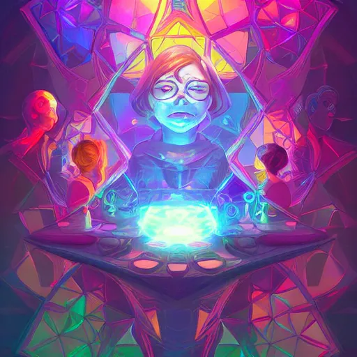 Image similar to skill magic geek inside matrix deepdream radiating a glowing aura stuff loot legends stylized digital illustration video game icon artstation lois van baarle, ilya kuvshinov, rossdraws,