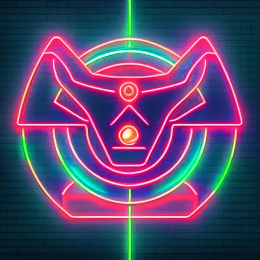 Prompt: A futuristic neon cyberpunk logo illustrated by Boyko Julia, trending on artstation, artstationHD, artstationHQ, 4k, 8k.