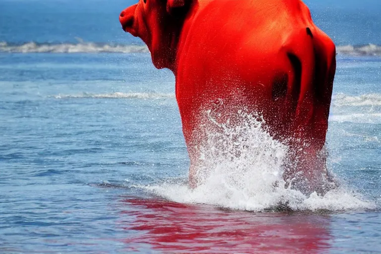 Image similar to red!!! bull in the ocean