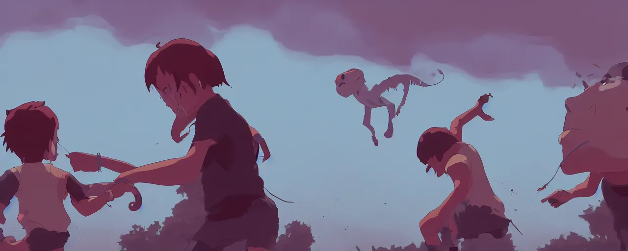 Prompt: piranhas attacking, blood in the water, atey ghailan, goro fujita, studio ghibli, rim light, terrifying, dark lighting, clear focus, very coherent