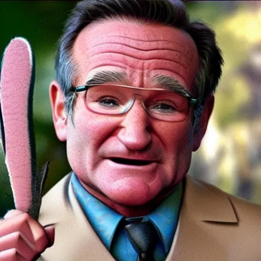 Image similar to robin williams as a zootopia character