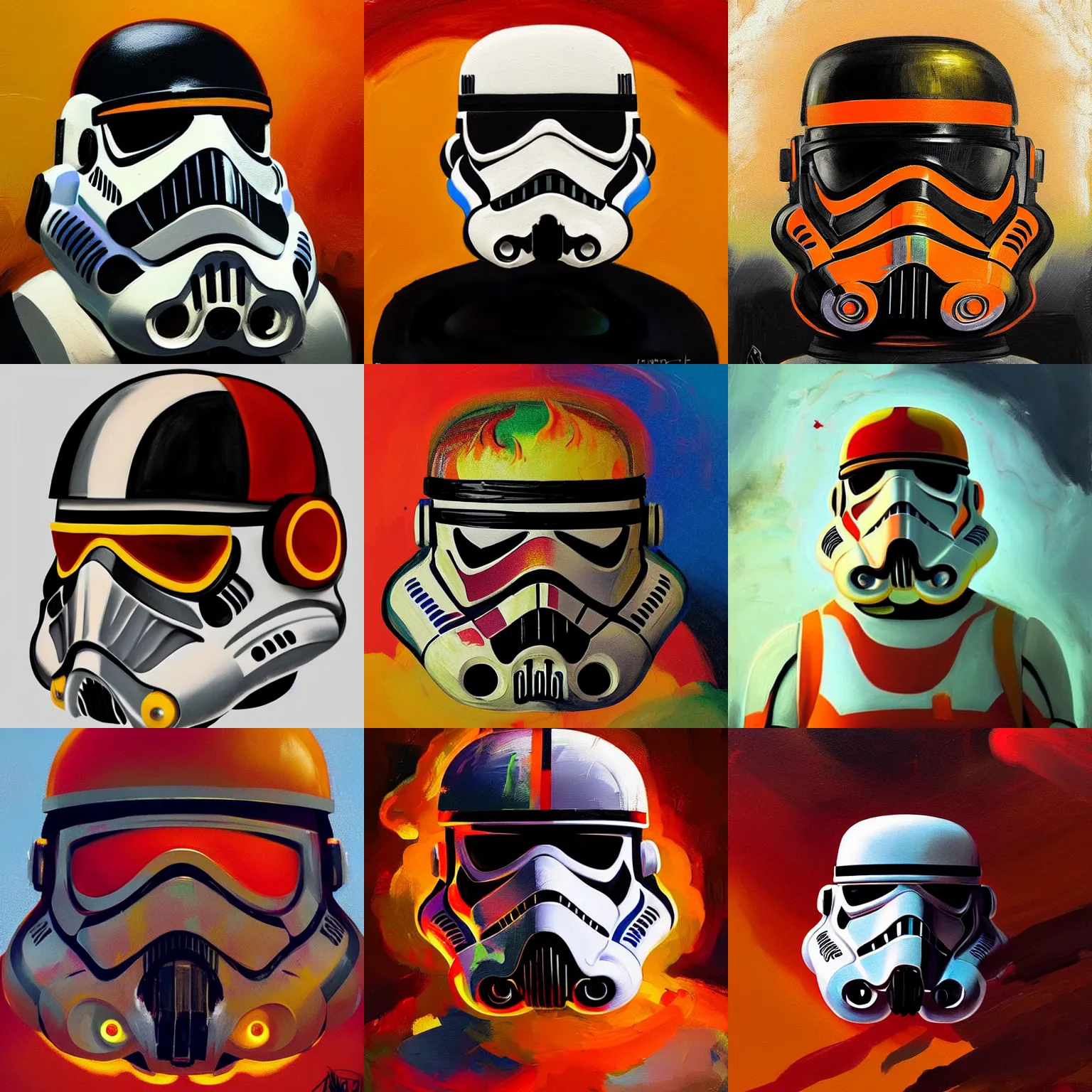 Jogo 6 copos Shot Stormtrooper Pop Art - NF