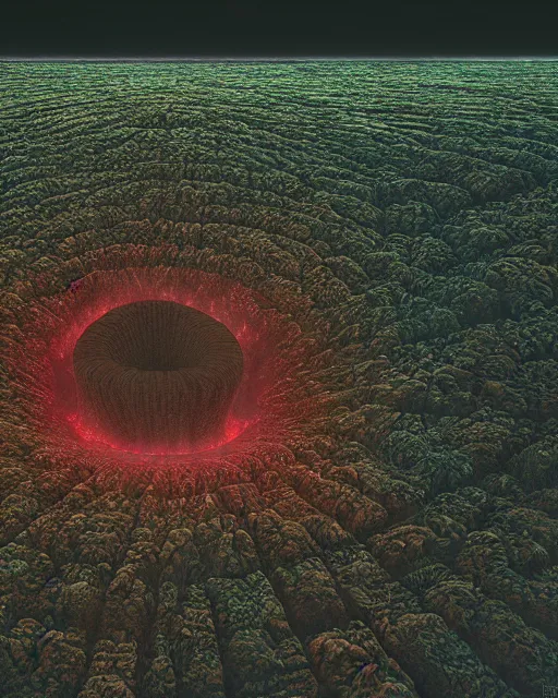 Prompt: mother nature cries out in agony. wide shot, detailed, sharp, 8 k, digital art by beeple.