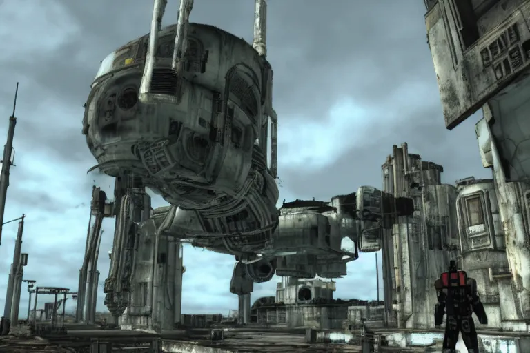 Image similar to glados in fallout 3