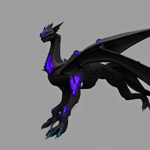 3d model minecraft ender dragon