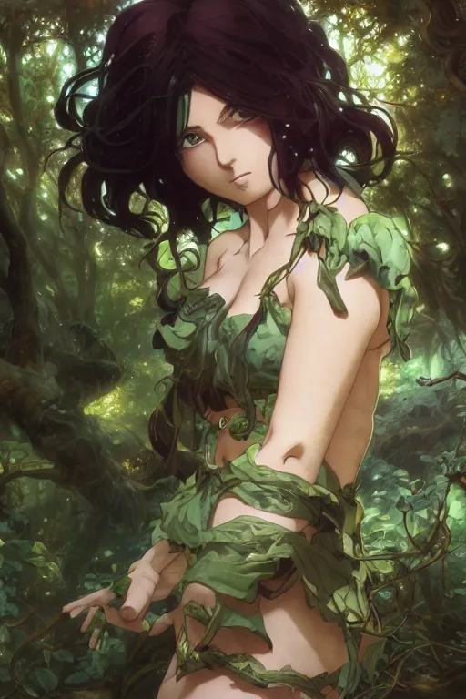 Prompt: anime key visual of a beautiful young female shehulk intricate, magical forest, stunning, highly detailed, digital painting, artstation, smooth, hard focus, illustration, art by artgerm and greg rutkowski and alphonse mucha