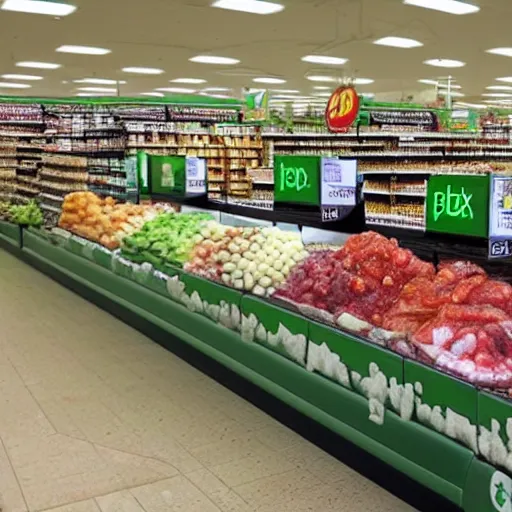 Prompt: a publix on mars