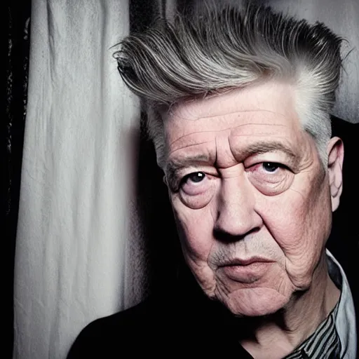 Prompt: “ david lynch movie still character portrait photo ”