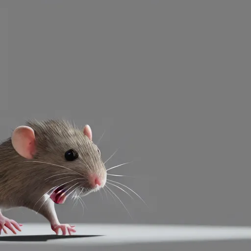 Prompt: a rat exploding because of a fart, pixar art style, high quality render