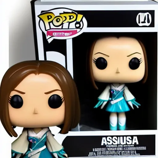 Prompt: funko pop of Asuna from SAO