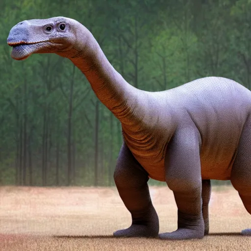 Prompt: mark zuckerberg as an apatosaurus