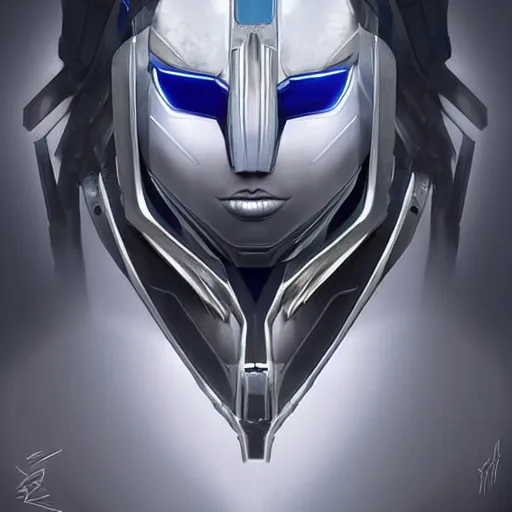 Prompt: a female transformer with a nose ring, bright eyes, very symmetrical face, highly detailed, by vitaly bulgarov, by steven zavala, by matt tkocz, by shane baxley, transformers cinematic universe, pinterest, deviantart artstation _ h 7 5 0