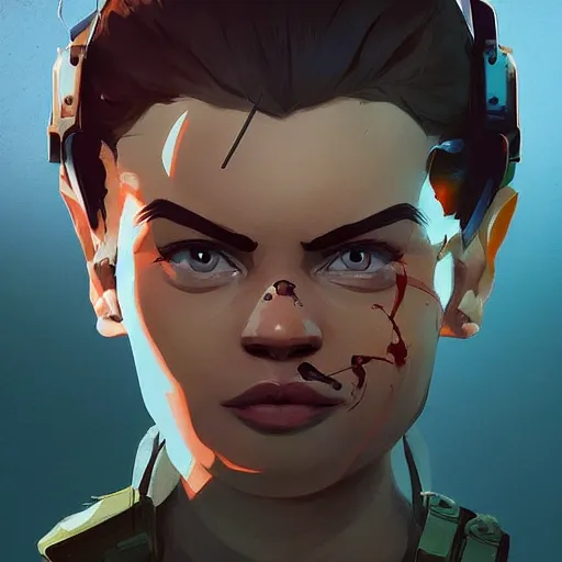 Image similar to face icon stylized minimalist call of duty modern warfare, loftis, cory behance hd by jesper ejsing, by rhads, makoto shinkai and lois van baarle, ilya kuvshinov, rossdraws global illumination