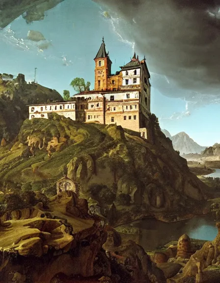 Image similar to a Happy frog by Ansel Adams and Bernardo Bellotto, oil on canvas, artstation, dramatic scenery, masterpiece, aesthetic