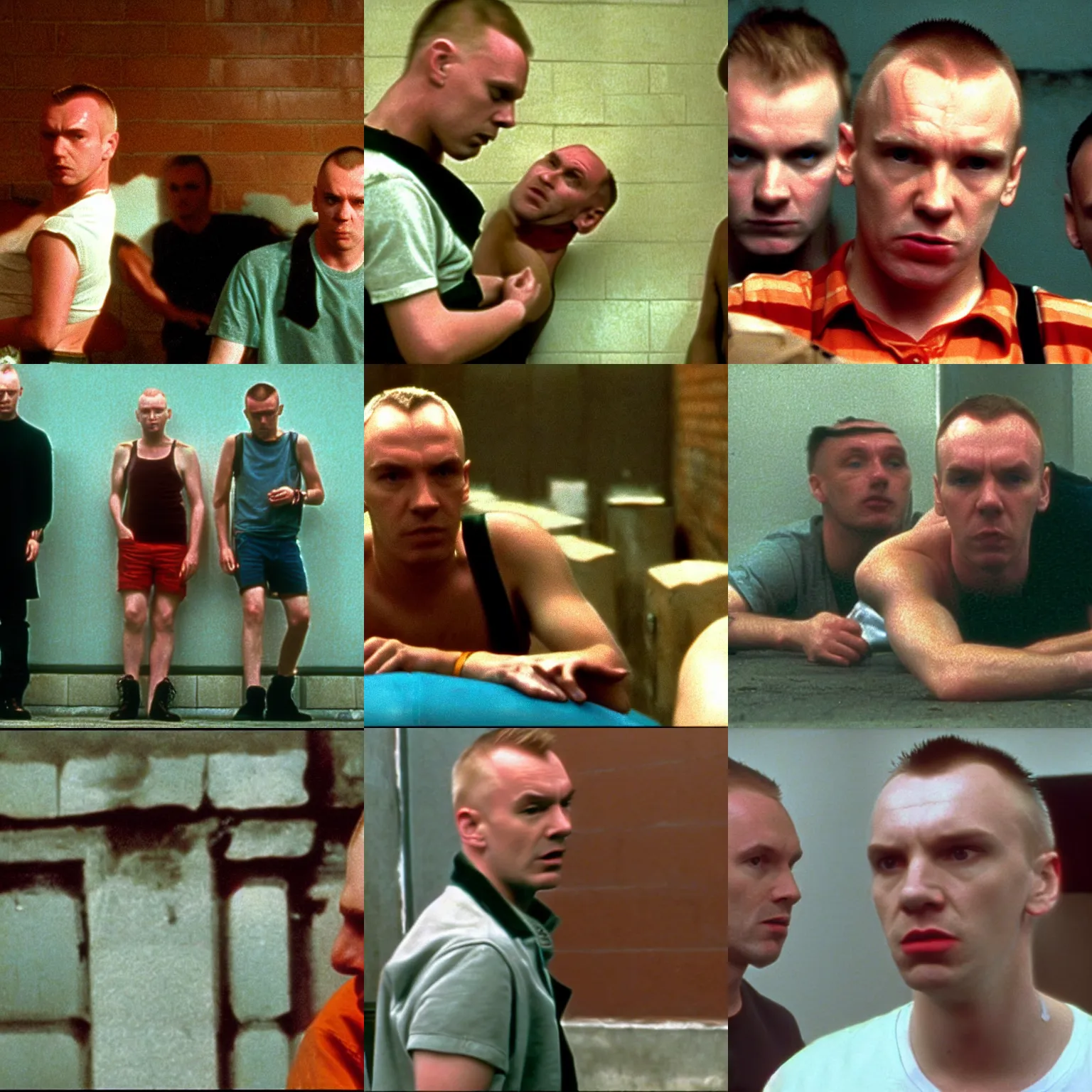 Prompt: a film still from trainspotting ( 1 9 9 6 )