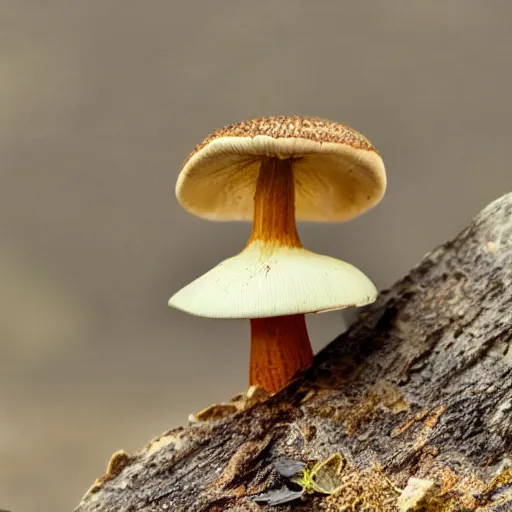 Image similar to real iphone photo of an insect eater mushroom