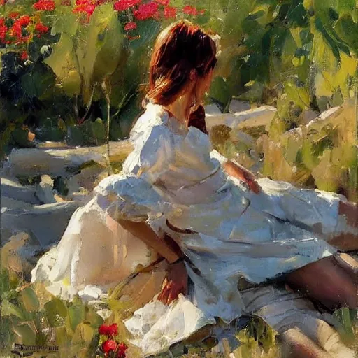 Prompt: painting by michael garmash