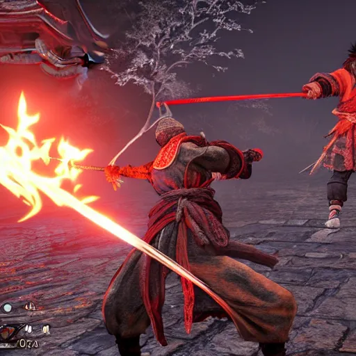 Image similar to a never seen before screenshot of sekiro