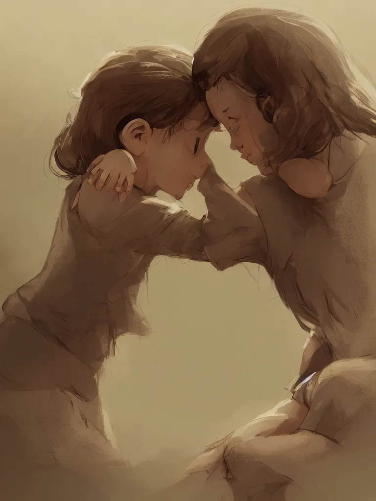 Image similar to tenderness by disney concept artists, blunt borders, rule of thirds