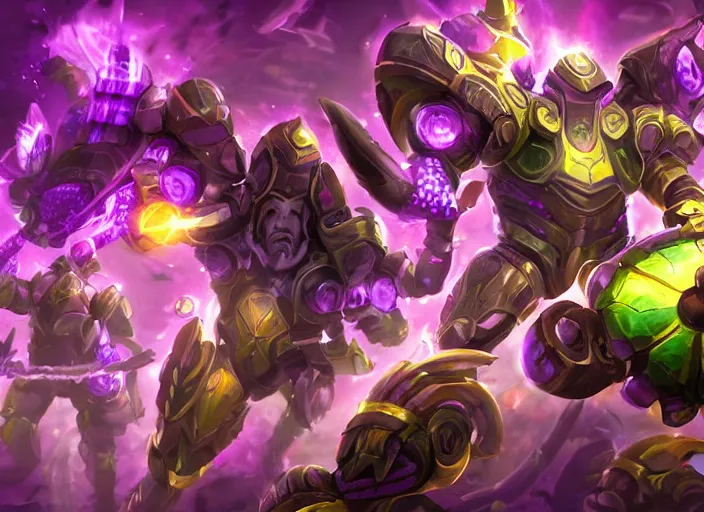 Prompt: champion splashart of hivemind