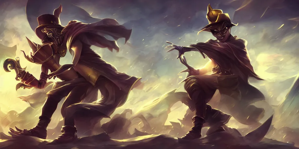 Image similar to league of legends twisted fate, cards, cards, cards, fantasy, digital art, high quality, 4 k