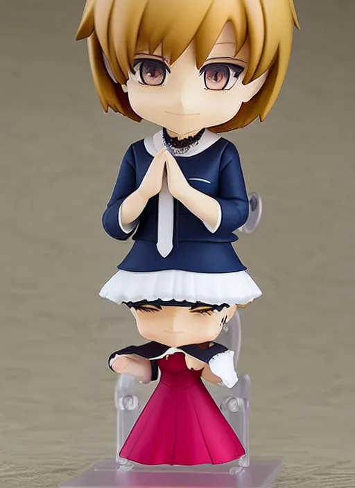 Prompt: nendoroid of princess diana, well - designed, realistic lighting, anime chibi, promotional