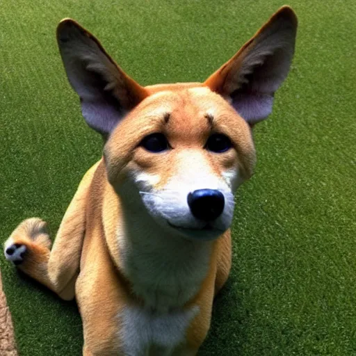 Image similar to realistic photo of dingo took my baby