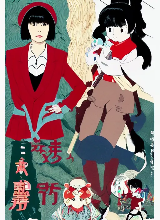 Image similar to Twin Peaks character designed by Rumiko Takahashi