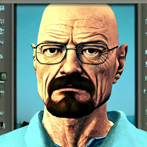 Image similar to walter white in garry's mod, screenshot