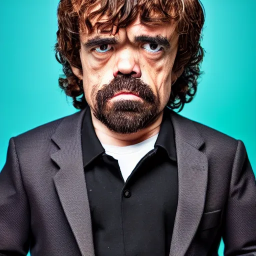 Prompt: peter dinklage dressed like the hamburglar, ( sony a 7 r iv, symmetric balance, polarizing filter, photolab, lightroom, 4 k, dolby vision, photography awardm, voque, perfect face )