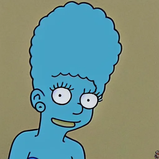 Image similar to marge simpson in berserk drawn by eiichiro oda