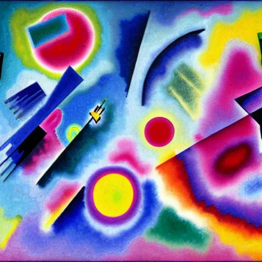 Image similar to abstract representation of the human soul during late stage capitalism kandinsky 4k