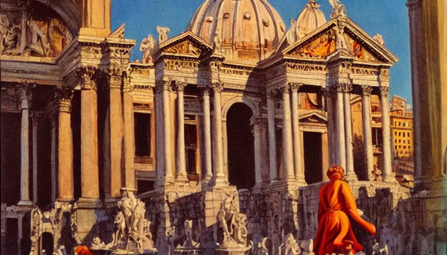 Image similar to Rome by Kelly Freas