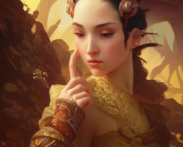 Image similar to photography of koson ohara, deep focus, d & d, fantasy, intricate, elegant, highly detailed, digital painting, artstation, concept art, matte, sharp focus, illustration, hearthstone, art by artgerm and greg rutkowski and alphonse mucha