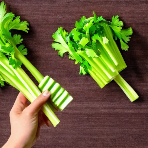 Prompt: among us eats celery