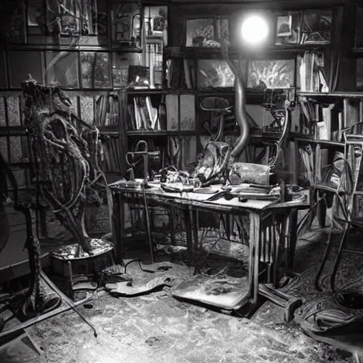 Image similar to creepy lovecraftian studio pictures