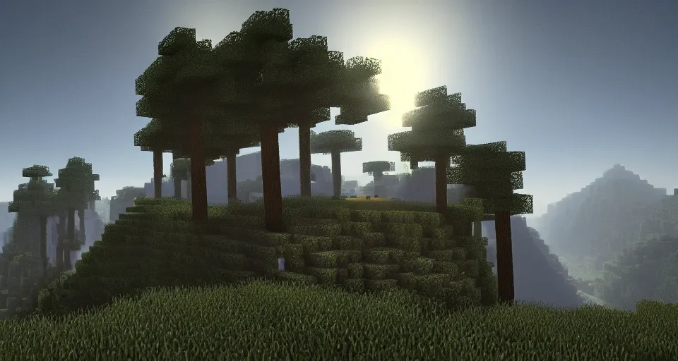 a film cgi render of a wither storm from minecraft in, Stable Diffusion