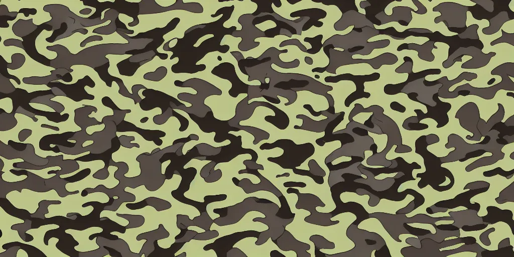 Prompt: simple yet detailed dragon camo pattern