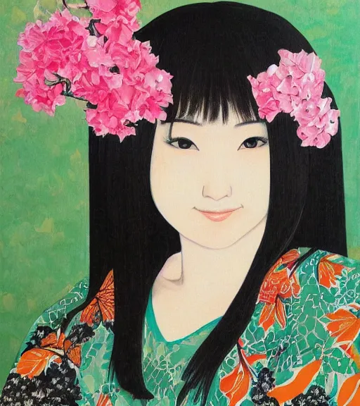 Image similar to yoneyama mai's paintings