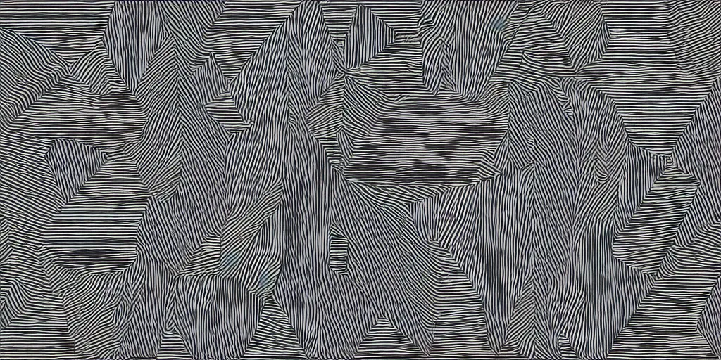 Image similar to illusion lines, (((castle)))