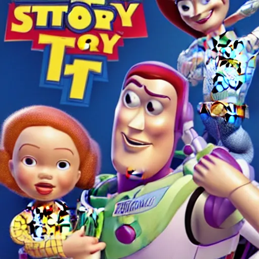 Prompt: toy story early tests
