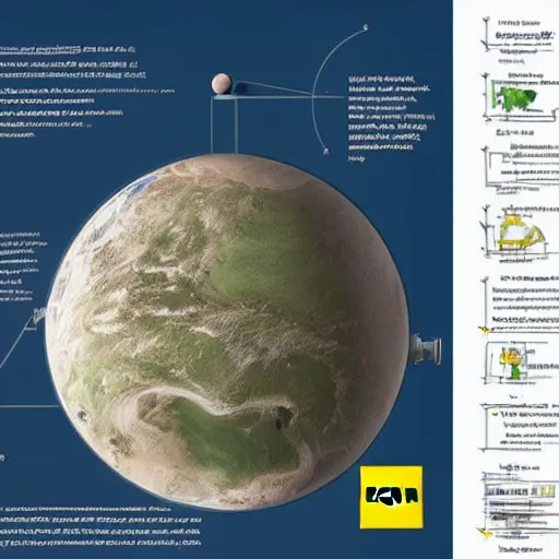 Prompt: a detailed ikea guide on the construction of planet earth