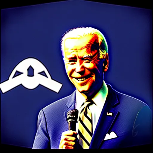 Prompt: “ joe biden with an armadyl godsword special attack hitting a coal power plant ”