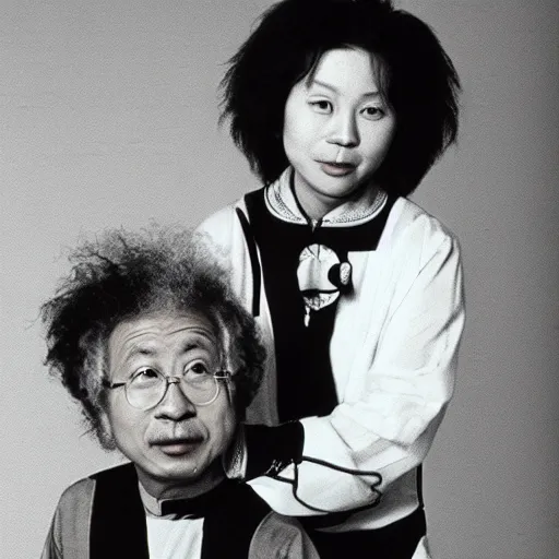 Image similar to asian einstein portrait, 1 9 7 6