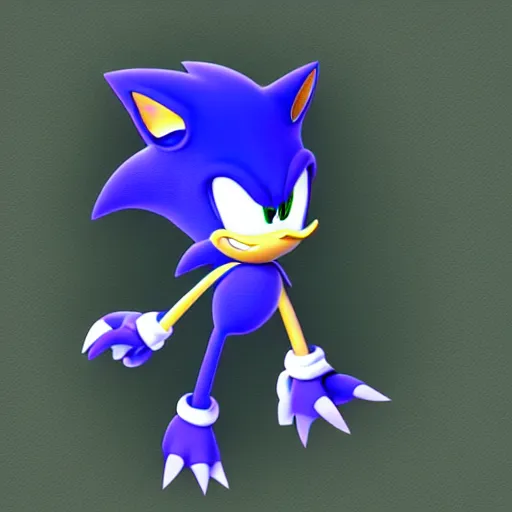 Prompt: here's my sonic oc do not steal!!!
