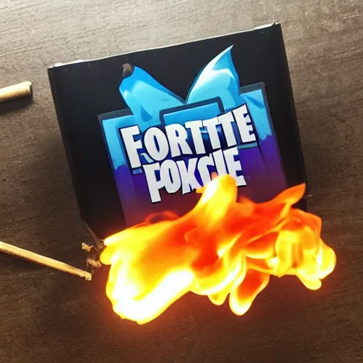 Prompt: smoking that fortnite pack