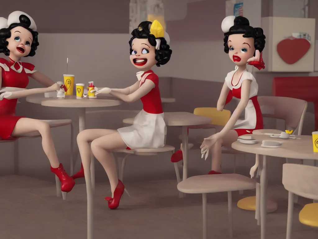 Betty Boop, Dining