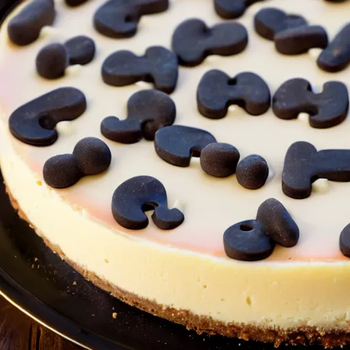 Prompt: close view of a delicious sweet and perfect cheesecake made of babies pieces, award winning, 4 k, beautiful